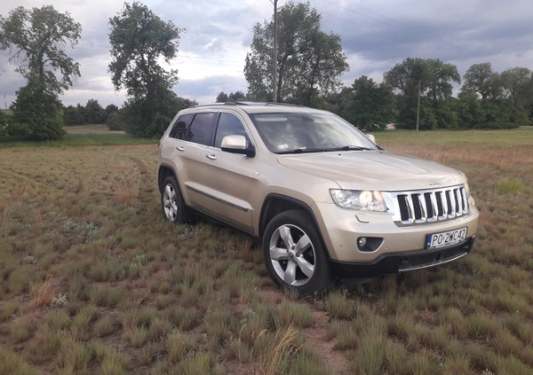 Jeep Grand Cherokee cena 62500 przebieg: 231000, rok produkcji 2011 z Poznań małe 121